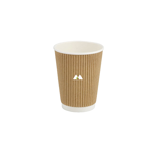 Ripple Paper Cup - 300ml / 12oz, White